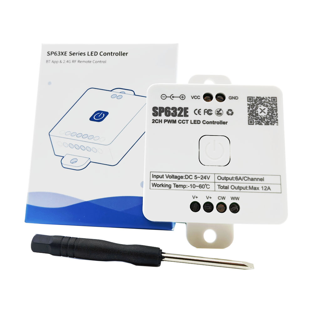 Teeth Whitening Blue Light - DC5-24V SP632E 2CH PWM CCT Controlador