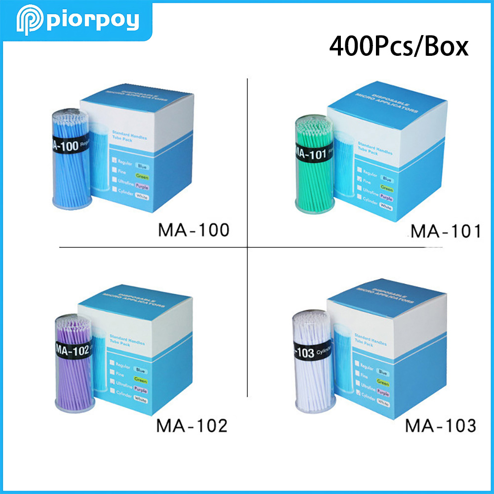 Teeth Whitening Uk - PIORPOY 400 Unidades/Caja Microcepillos Dentales Desechables,