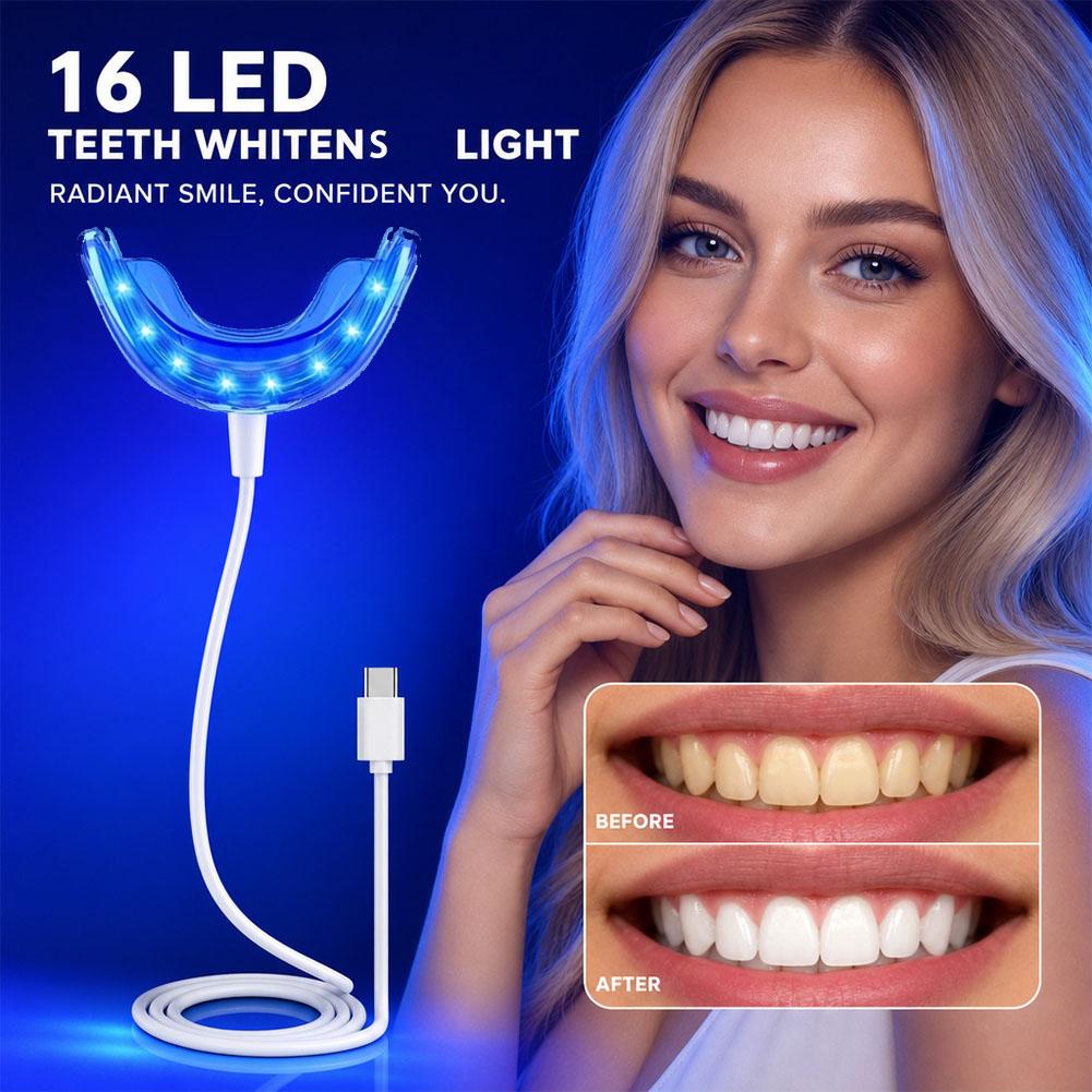 Teeth Whitening Blue Light - Acelerador de Blanqueamiento Dental, Luz LED