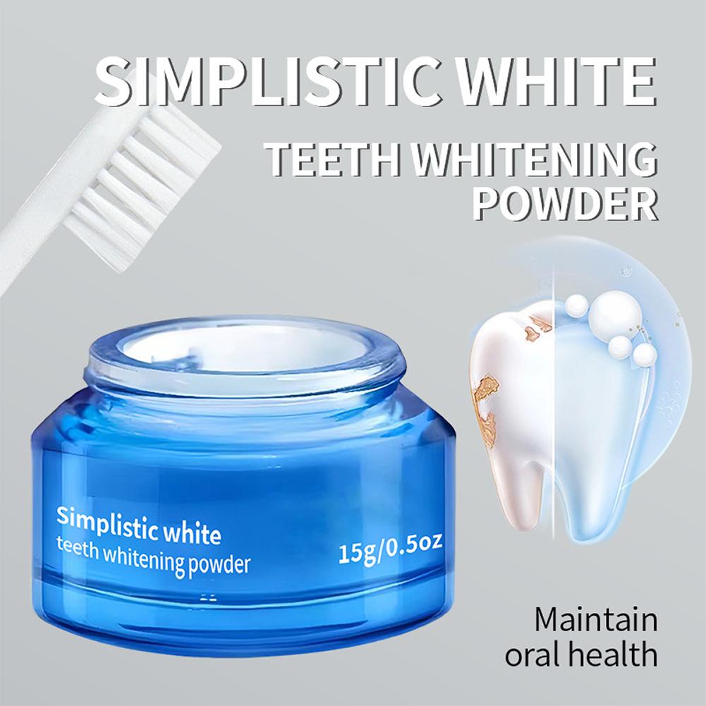 Polvo Blanqueador Dental Simpl - Teeth Whitening Q&M reseña y precio
