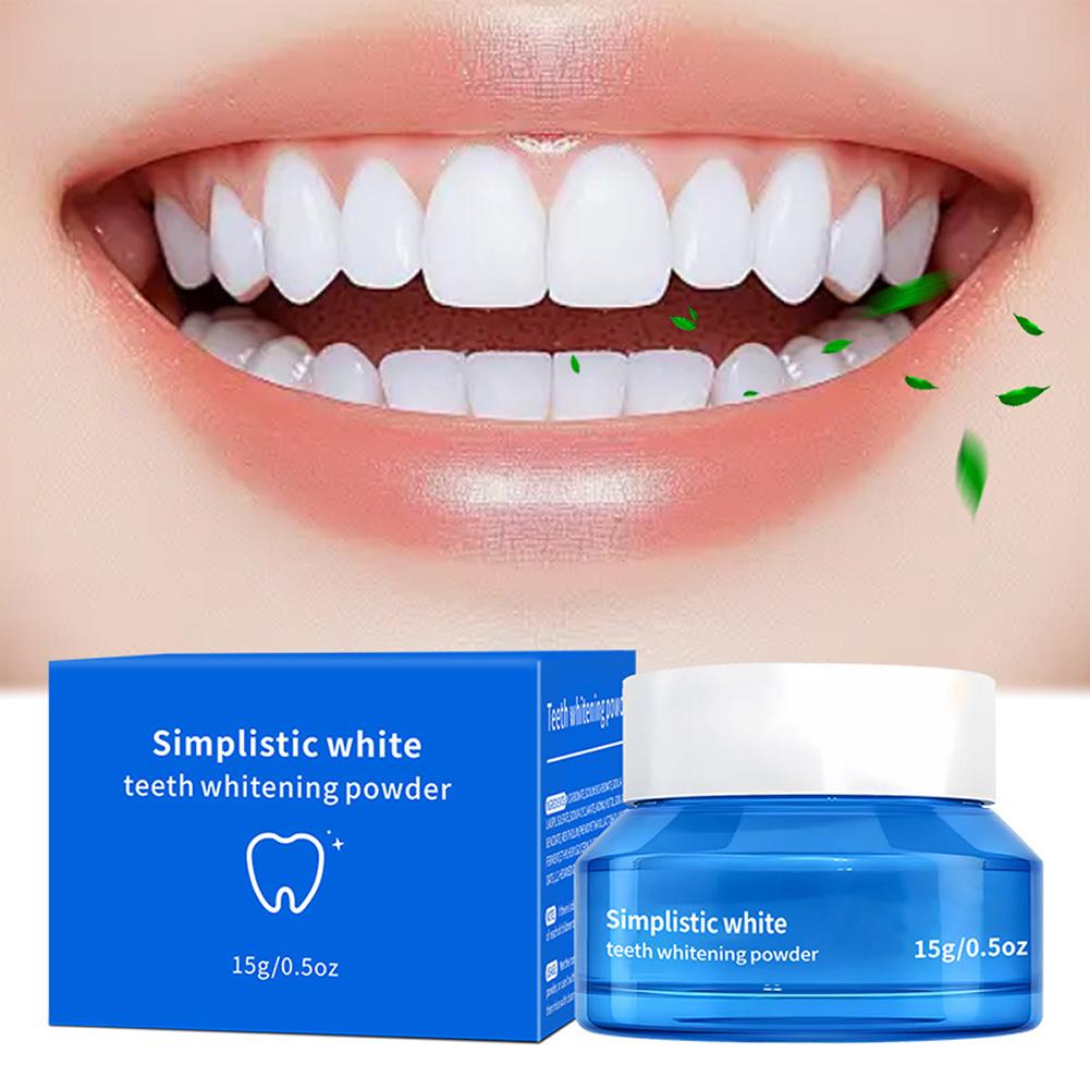 Polvo Blanqueador Dental Simpl - Teeth Whitening Q&M reseña y precio