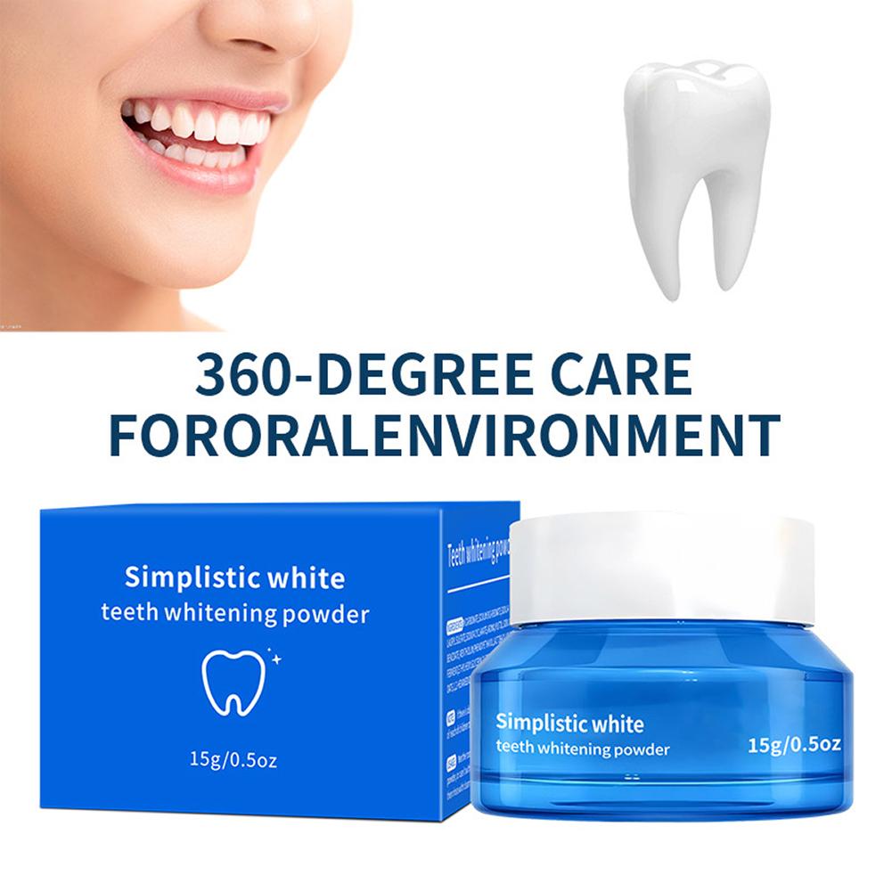 Polvo Blanqueador Dental Simpl - Teeth Whitening Q&M reseña y precio