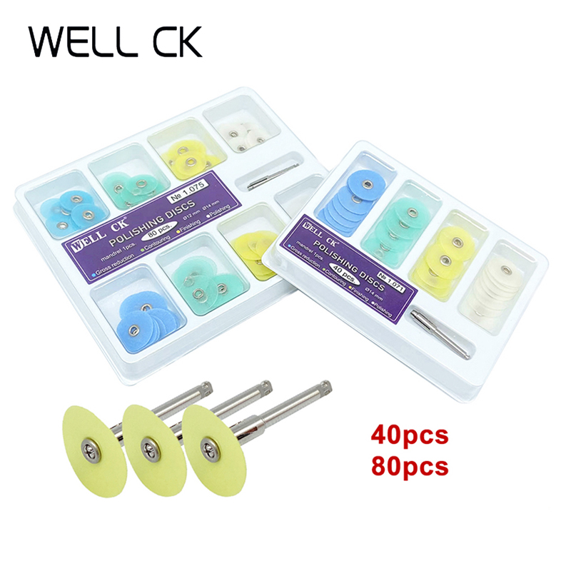 WELL CK 40/80 Uds discos de Pu - Teeth Whitening Uk reseña y precio