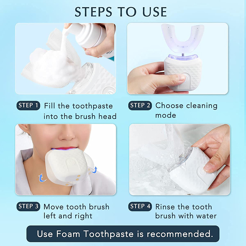 Luz Recargable en Forma de U p - Teeth Whitening Diy reseña y precio