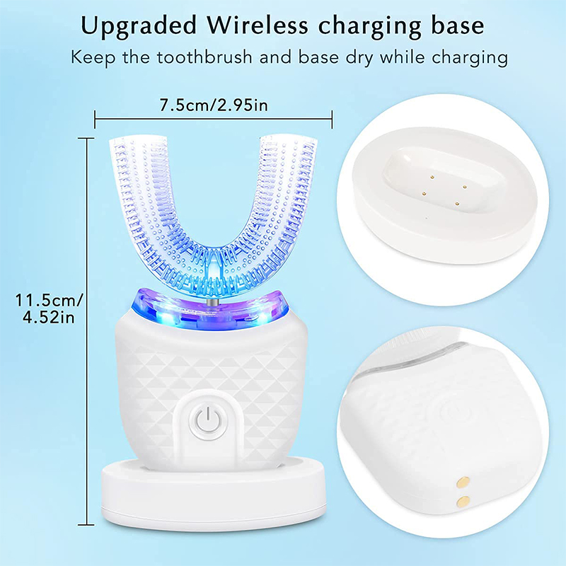 Cepillo de dientes eléctrico e - Teeth Whitening Blue Light reseña y precio