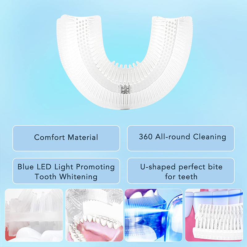 Cepillo de dientes eléctrico e - Teeth Whitening Blue Light reseña y precio