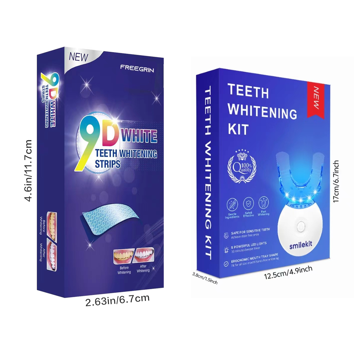 Kit de blanqueamiento dental:  - Teeth Whitening Blue Light reseña y precio