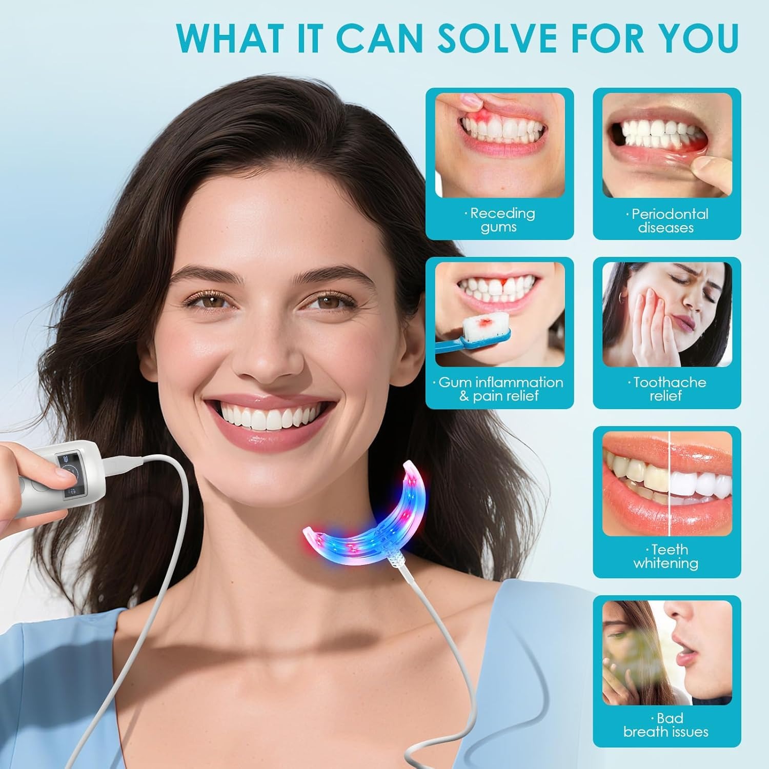 Lámpara Aceleradora de Blanque - Teeth Whitening Blue Light reseña y precio